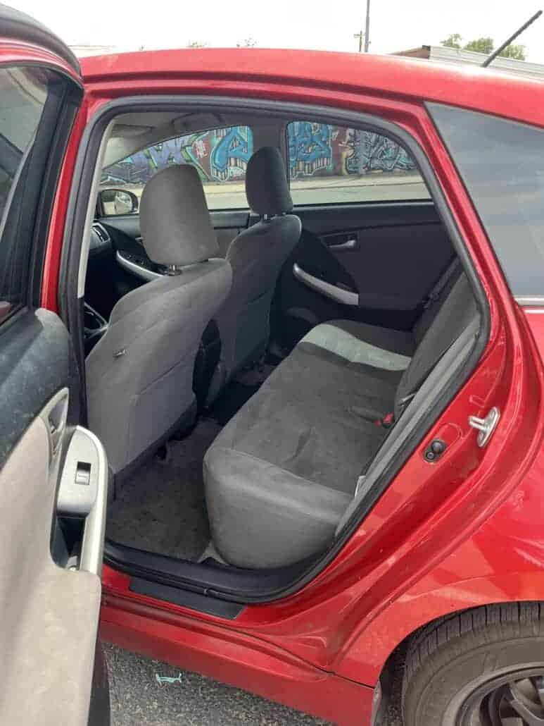 Car Interior View For Sale Or Rental.